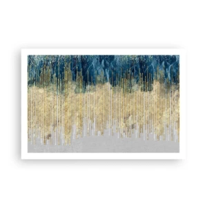 Plakat - Forgyldt grænse - 91x61 cm