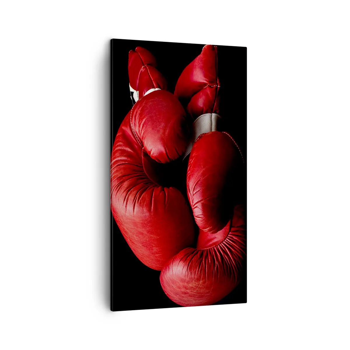 Lærredstryk - Billede på lærred - Kampens spænding bag os - 45x80 cm
