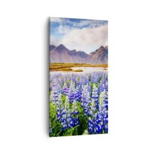 Lærredstryk - Billede på lærred - Styrke og strenghed ved siden af blidhed - 55x100 cm