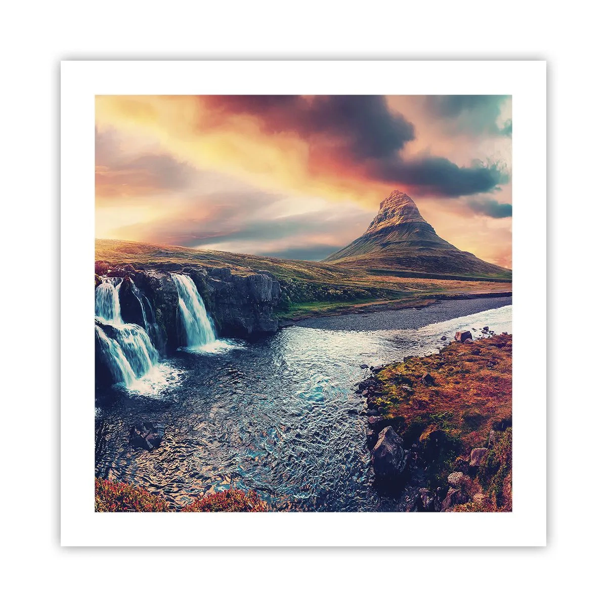 Plakat - I naturens majestæt - 50x50 cm