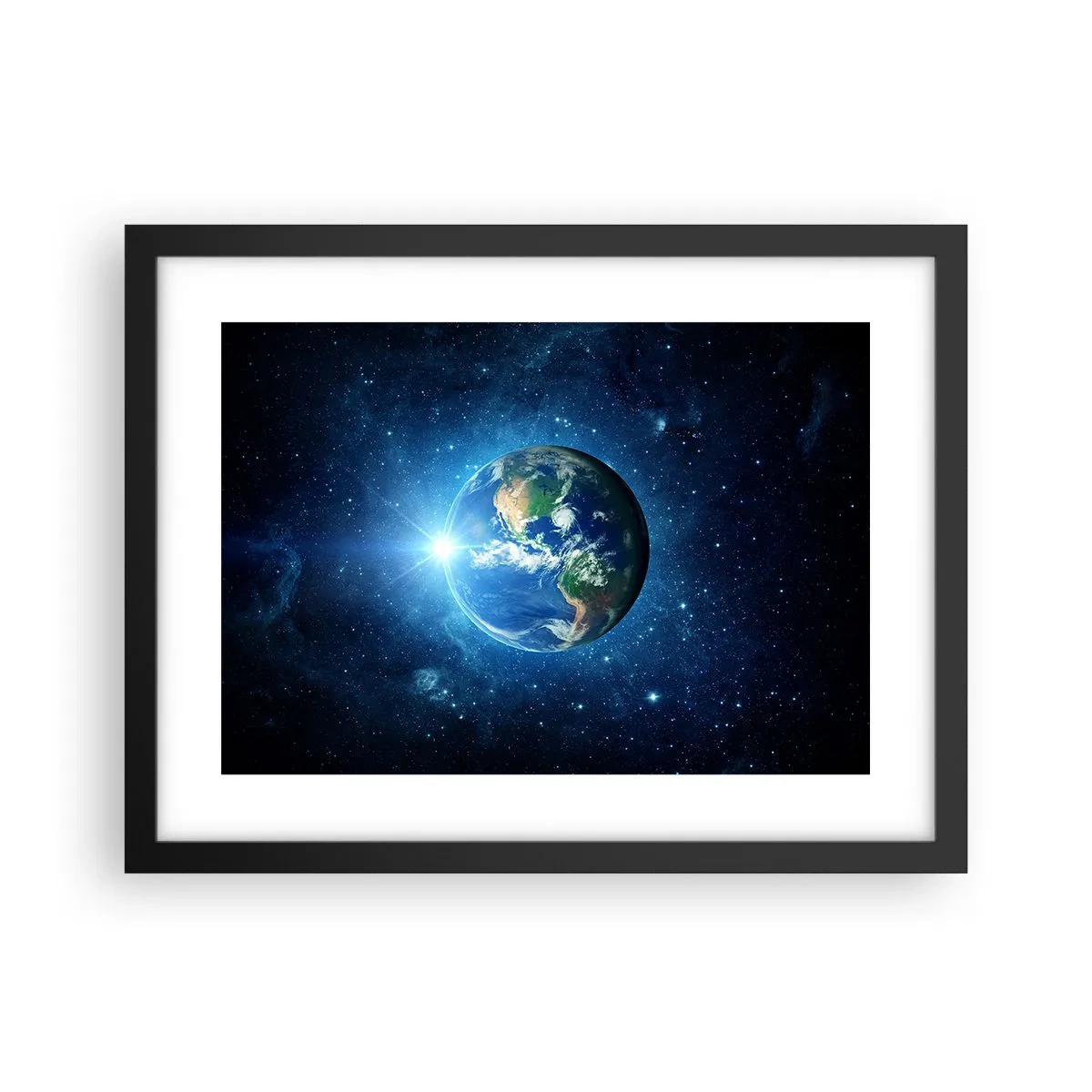 Plakat i sort ramme - Vi er i himlen - 40x30 cm