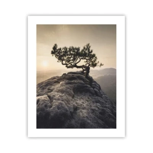 Plakat - Livet vinder altid - 40x50 cm