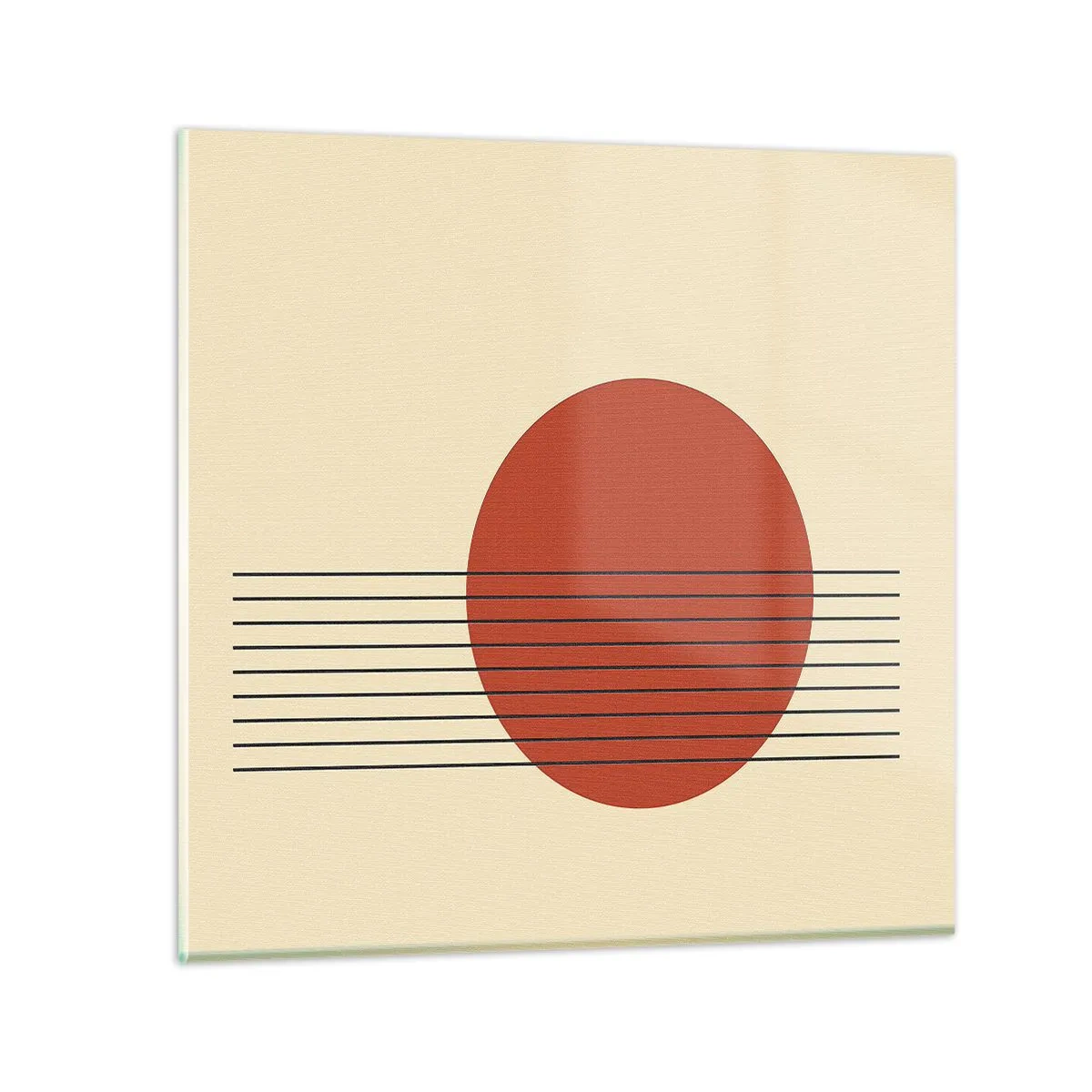 Billede på glas - Og så videre - 30x30 cm