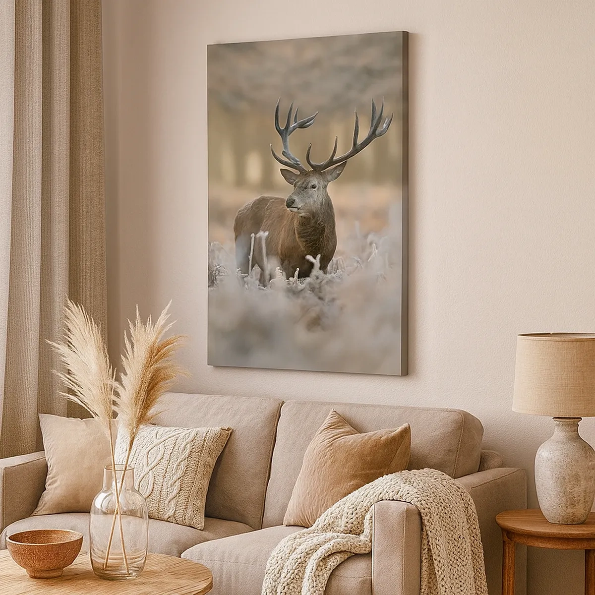 Lærredstryk - Billede på lærred - En frisk morgen - 50x70 cm