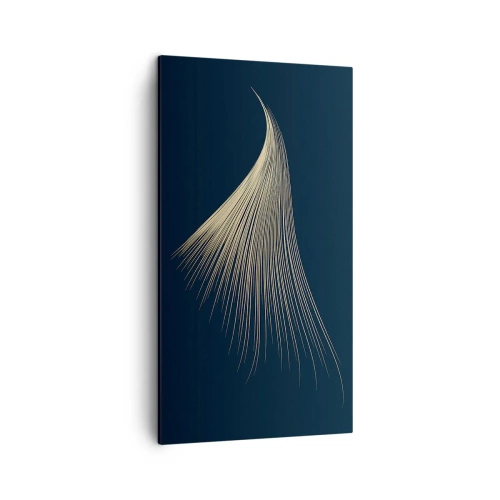 Lærredstryk - Billede på lærred - Som en engels hår - 45x80 cm