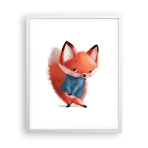 Plakat i hvid ramme - Ser jeg smuk ud i den her? - 40x50 cm