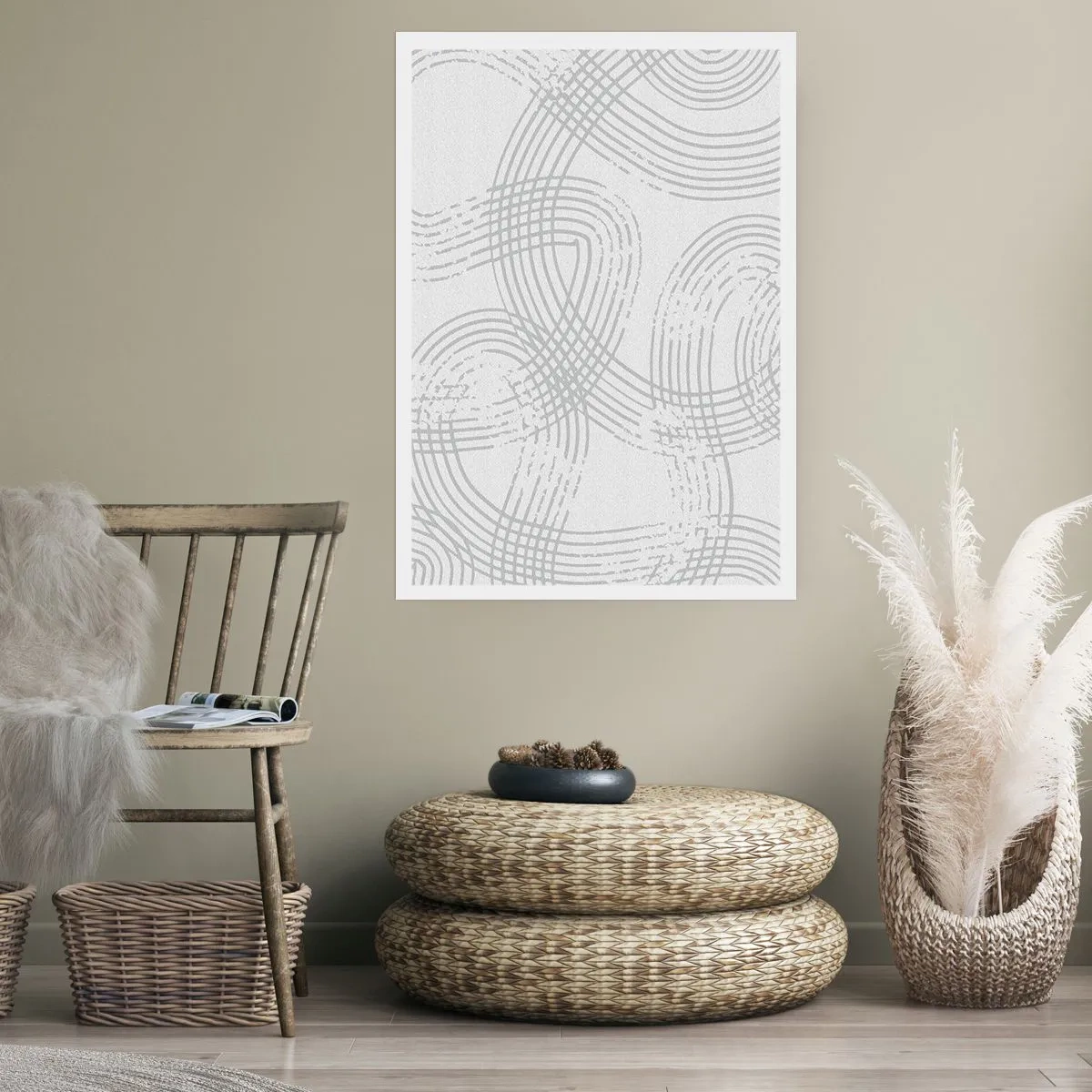 Plakat - Der er ingen lige vej - 70x100 cm