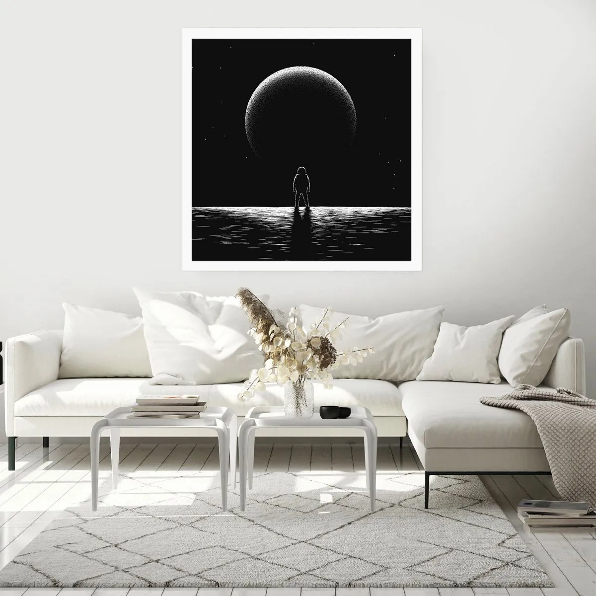 Plakat - Ansigt til ansigt - 30x30 cm