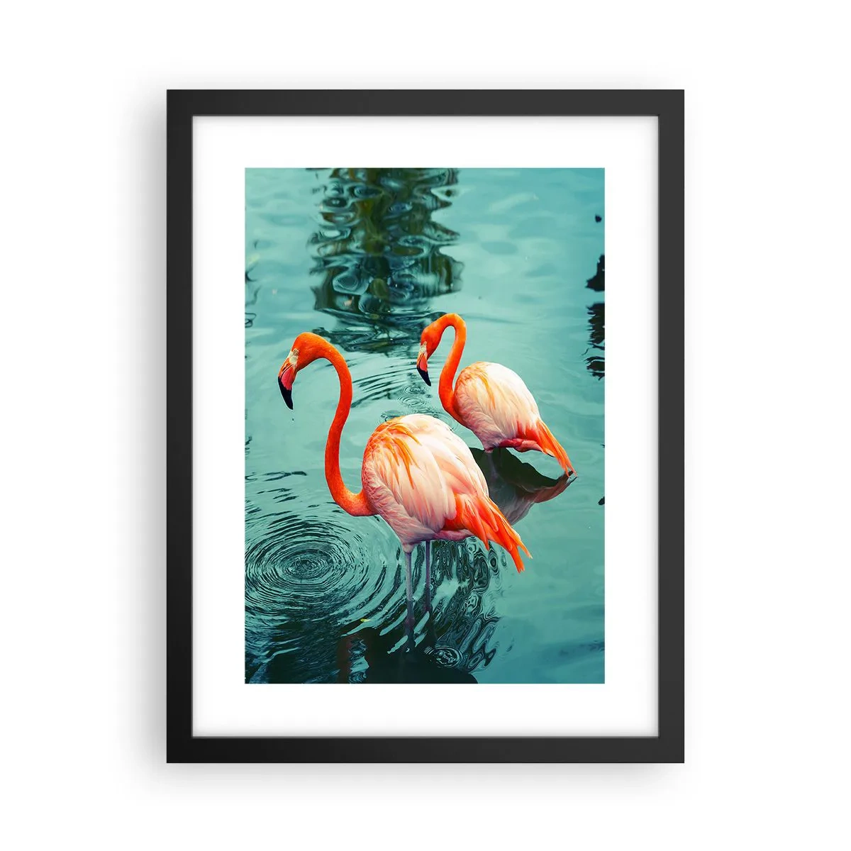 Plakat i sort ramme - Vi er nu på mode - 30x40 cm