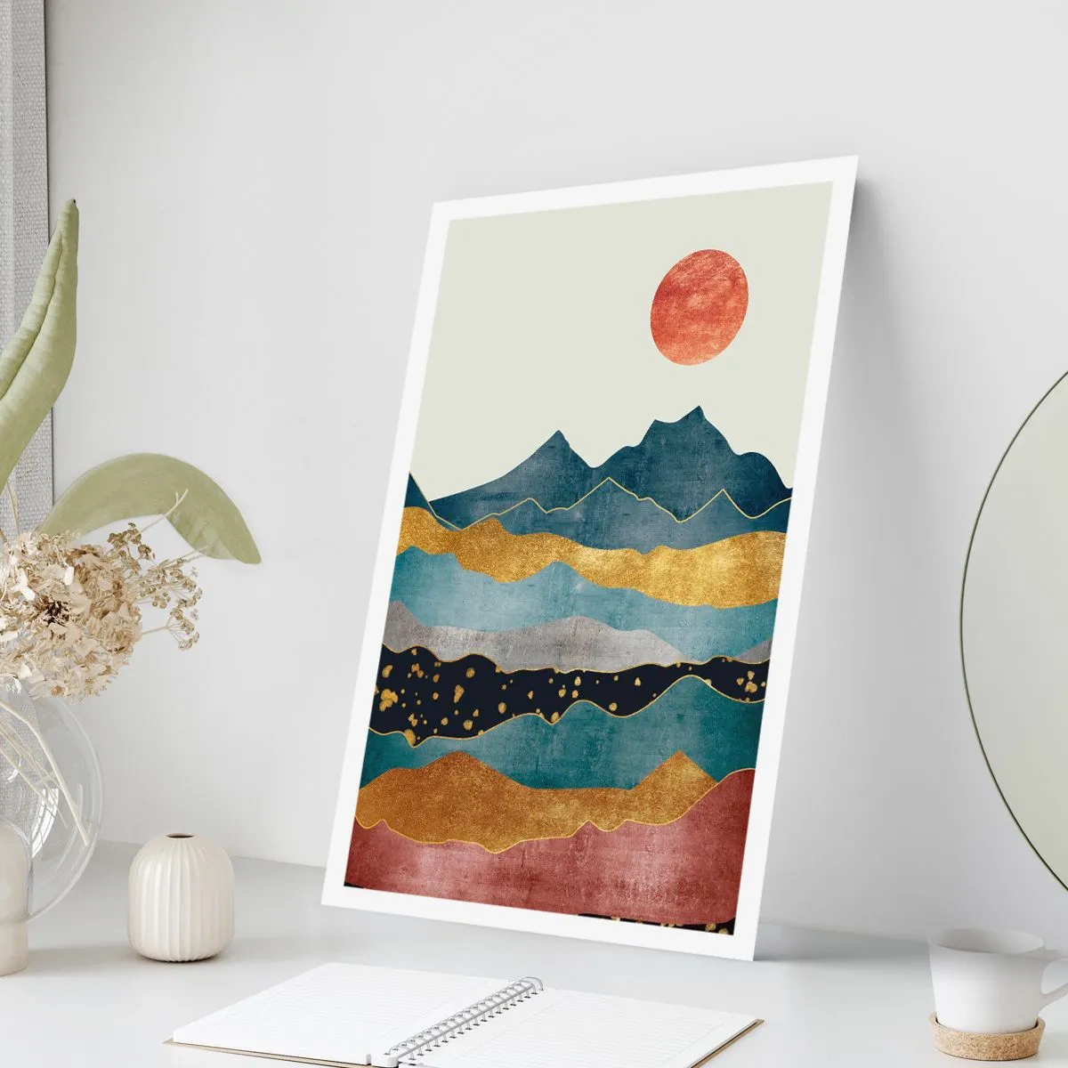 Plakat - Et tværsnit af verden - 30x40 cm