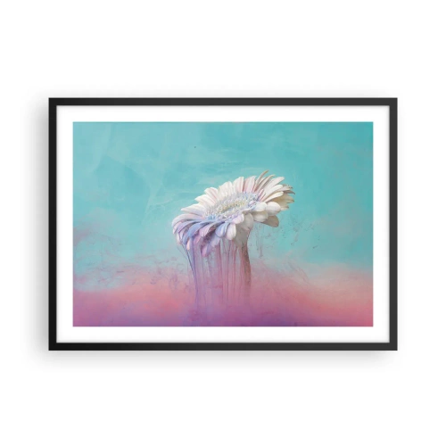 Plakat i sort ramme - Blomster efter døden - 70x50 cm