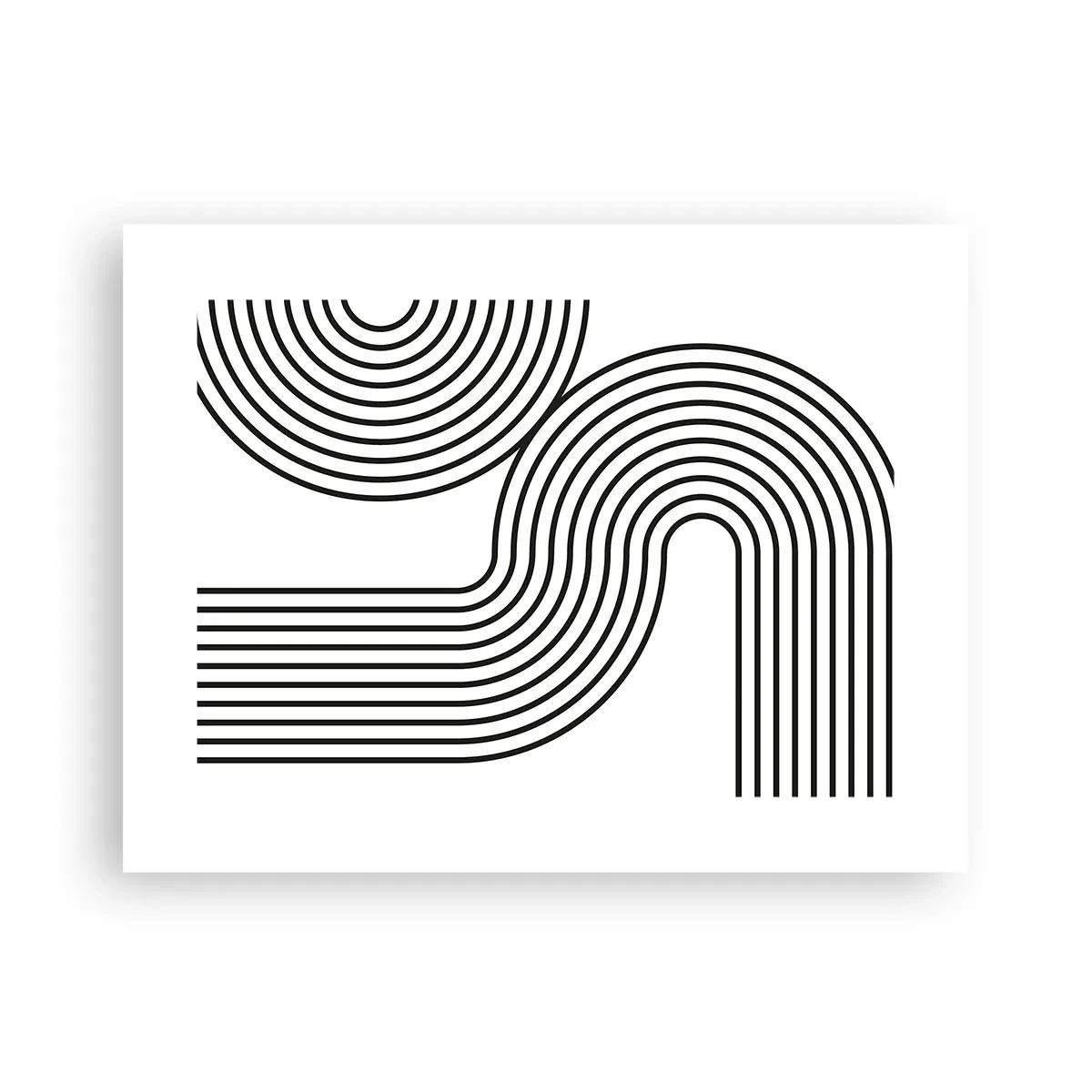 Plakat - På en kurve - 40x30 cm