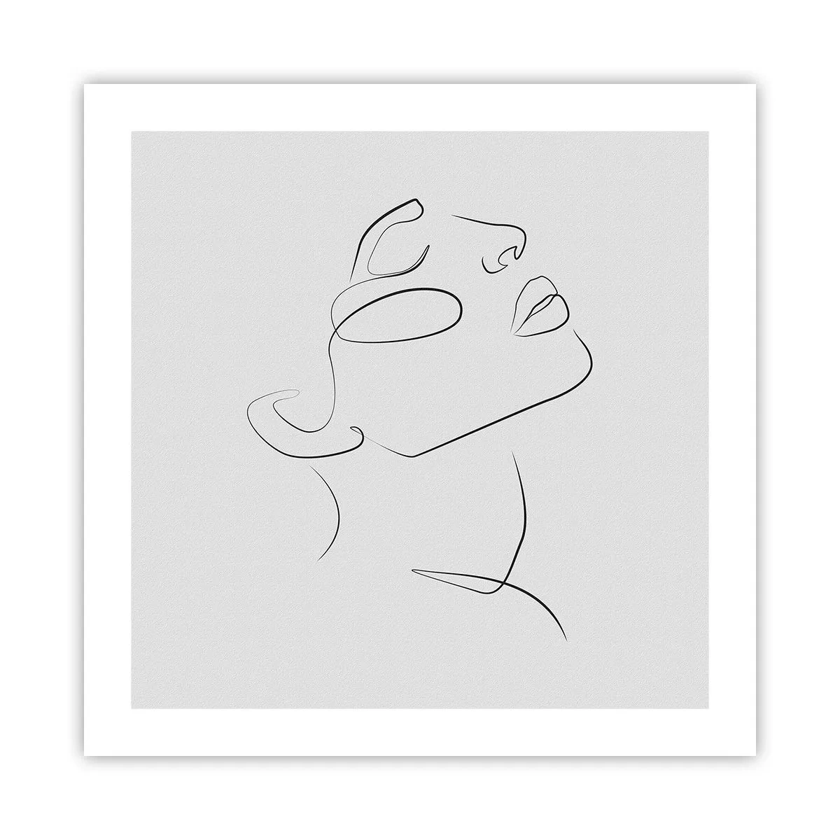 Plakat - En drømmes slyngninger - 50x50 cm