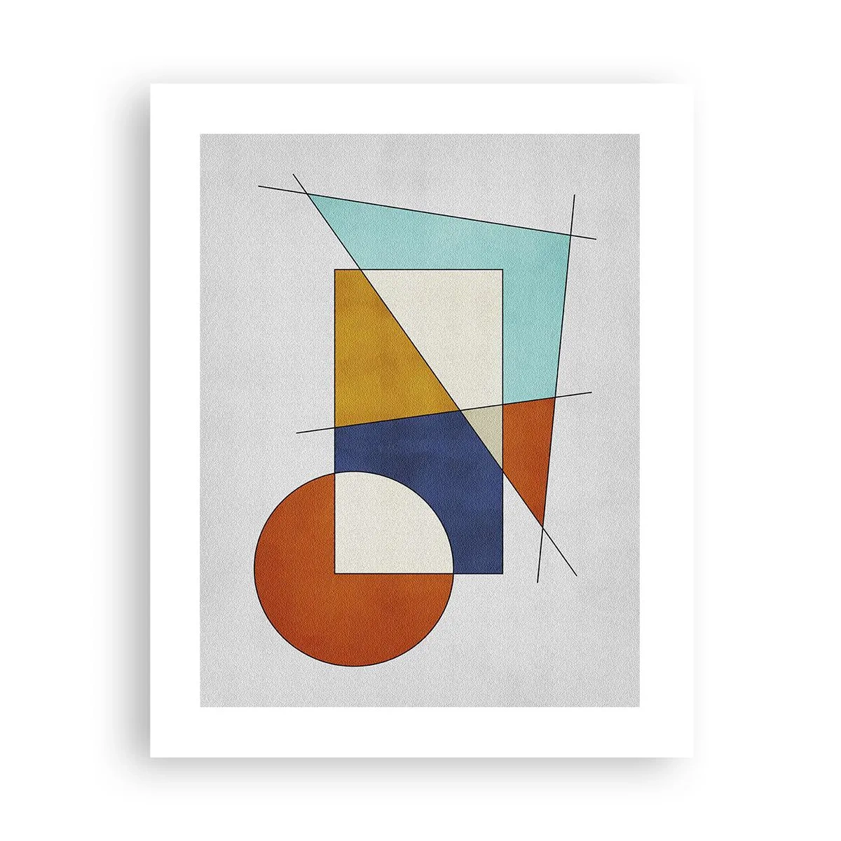 Plakat - Abstraktion: modernistisk leg - 40x50 cm