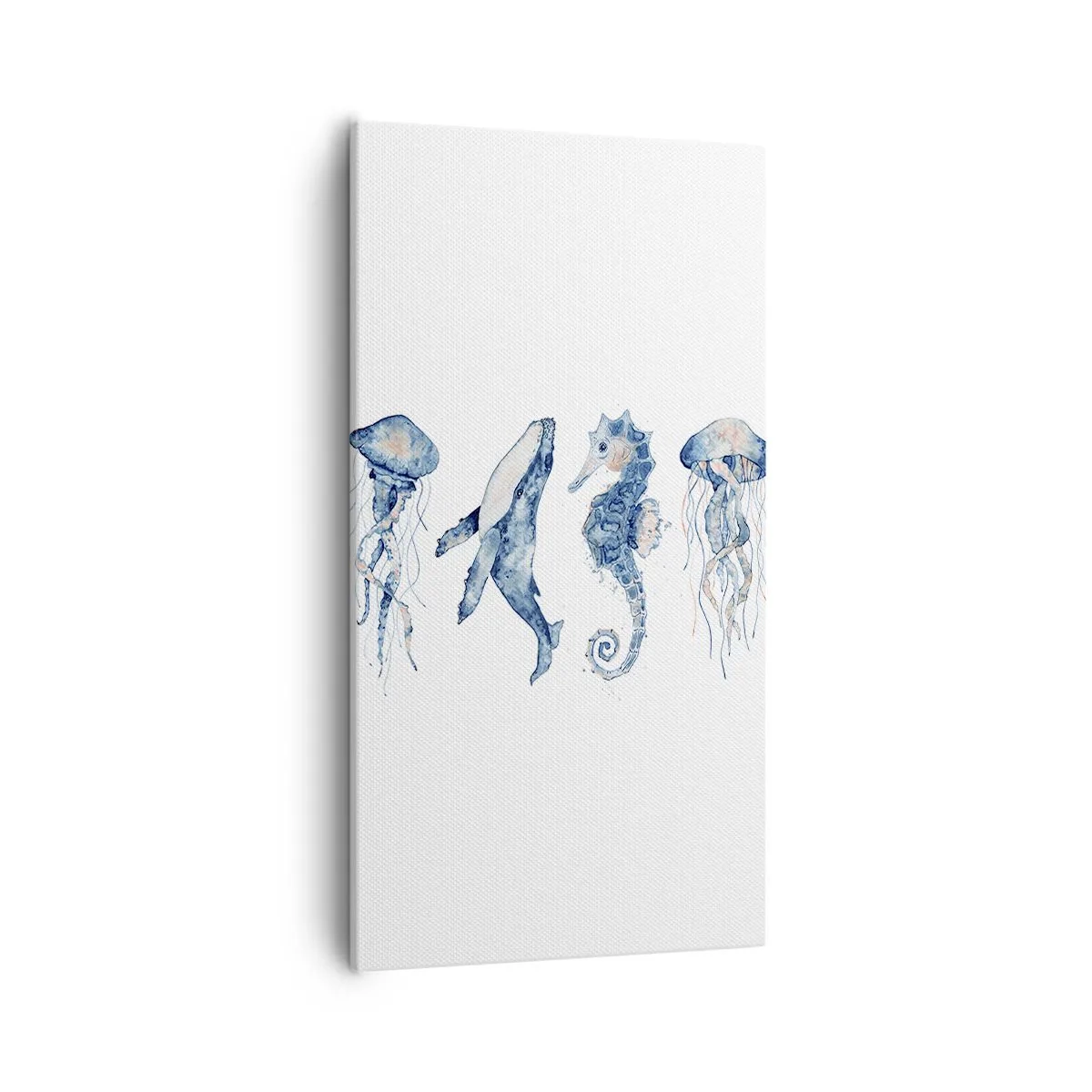 Lærredstryk - Billede på lærred - Havets vidundere - 55x100 cm
