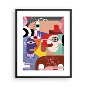 Plakat i sort ramme - Vi fra hr. Picasso - 40x50 cm