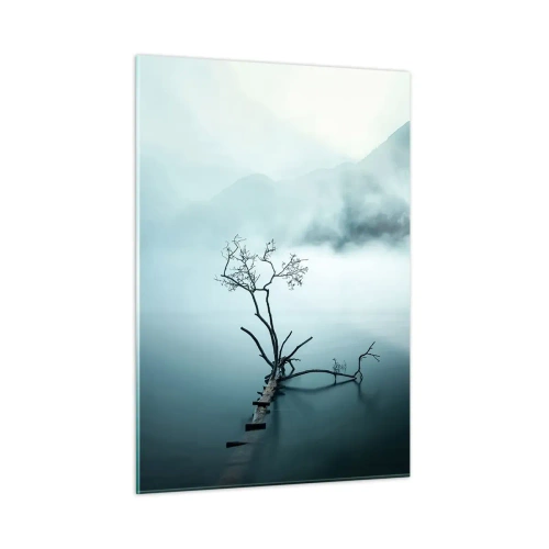 Billede på glas - Ud af vand og tåge - 50x70 cm