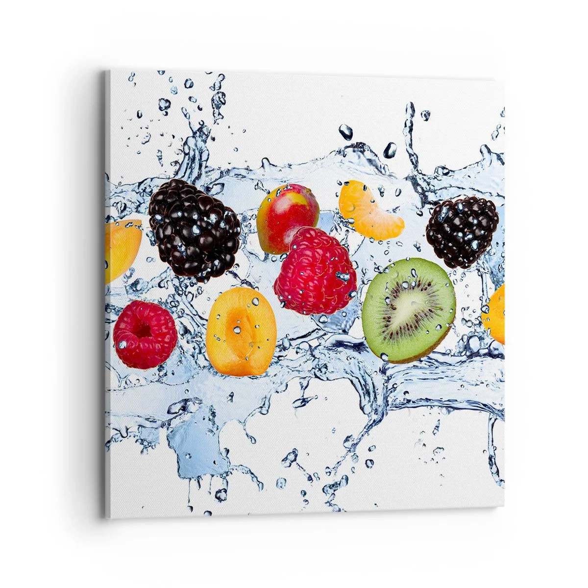 Lærredstryk - Billede på lærred - Hav det sjovt med os - 70x70 cm