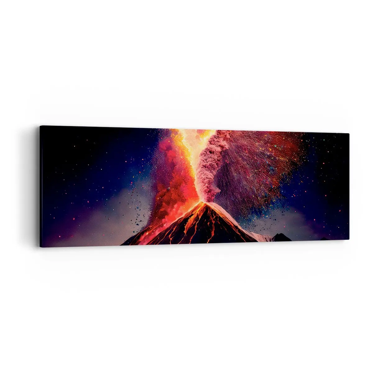 Lærredstryk - Billede på lærred - Skønhed og rædsel - 90x30 cm