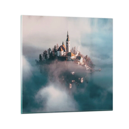 Billede på glas - Drømmeøen - 50x50 cm