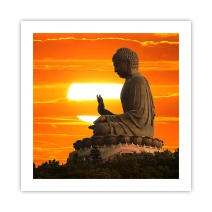 Plakat - Uden frygt for verden - 50x50 cm