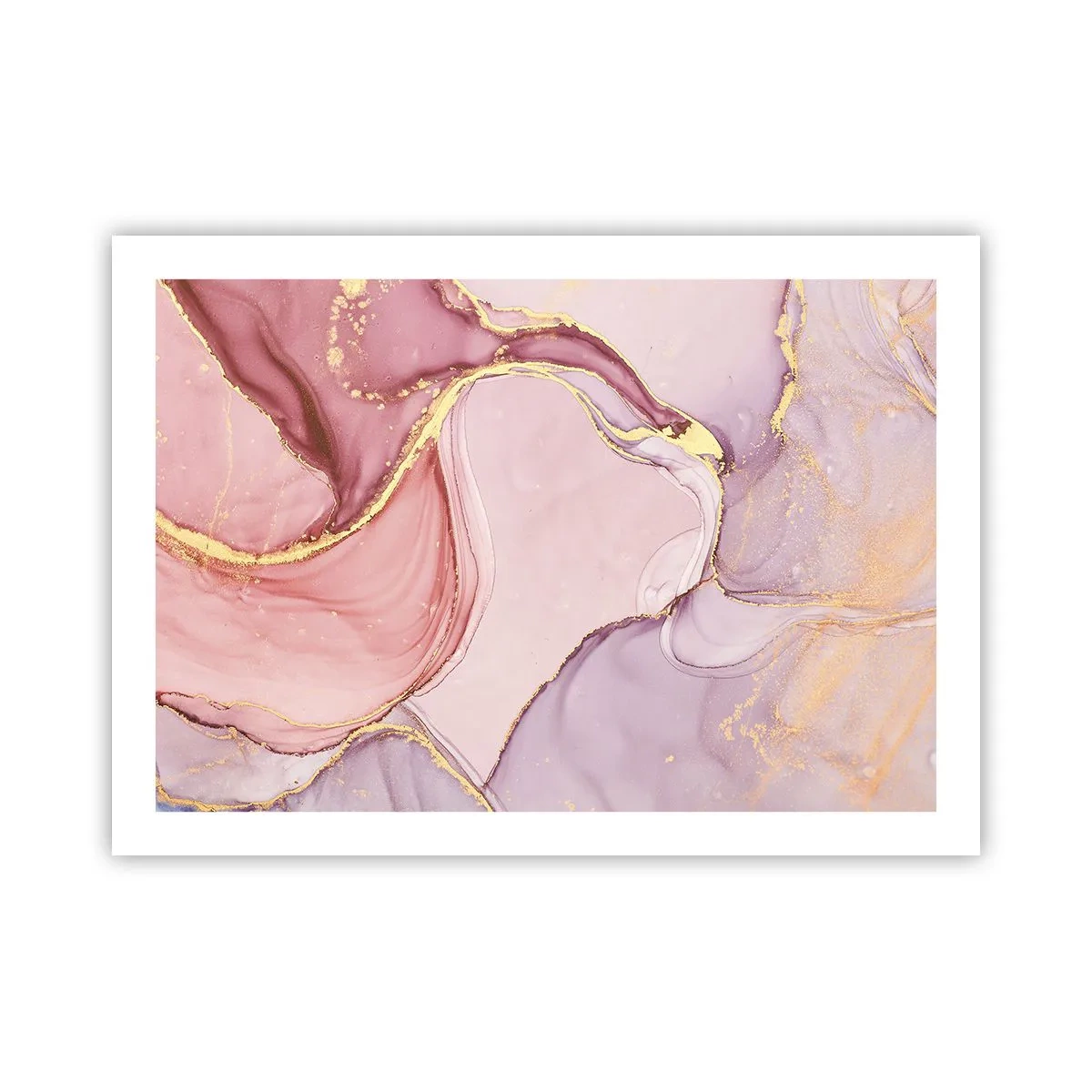 Plakat - Et kærtegn af farver - 70x50 cm