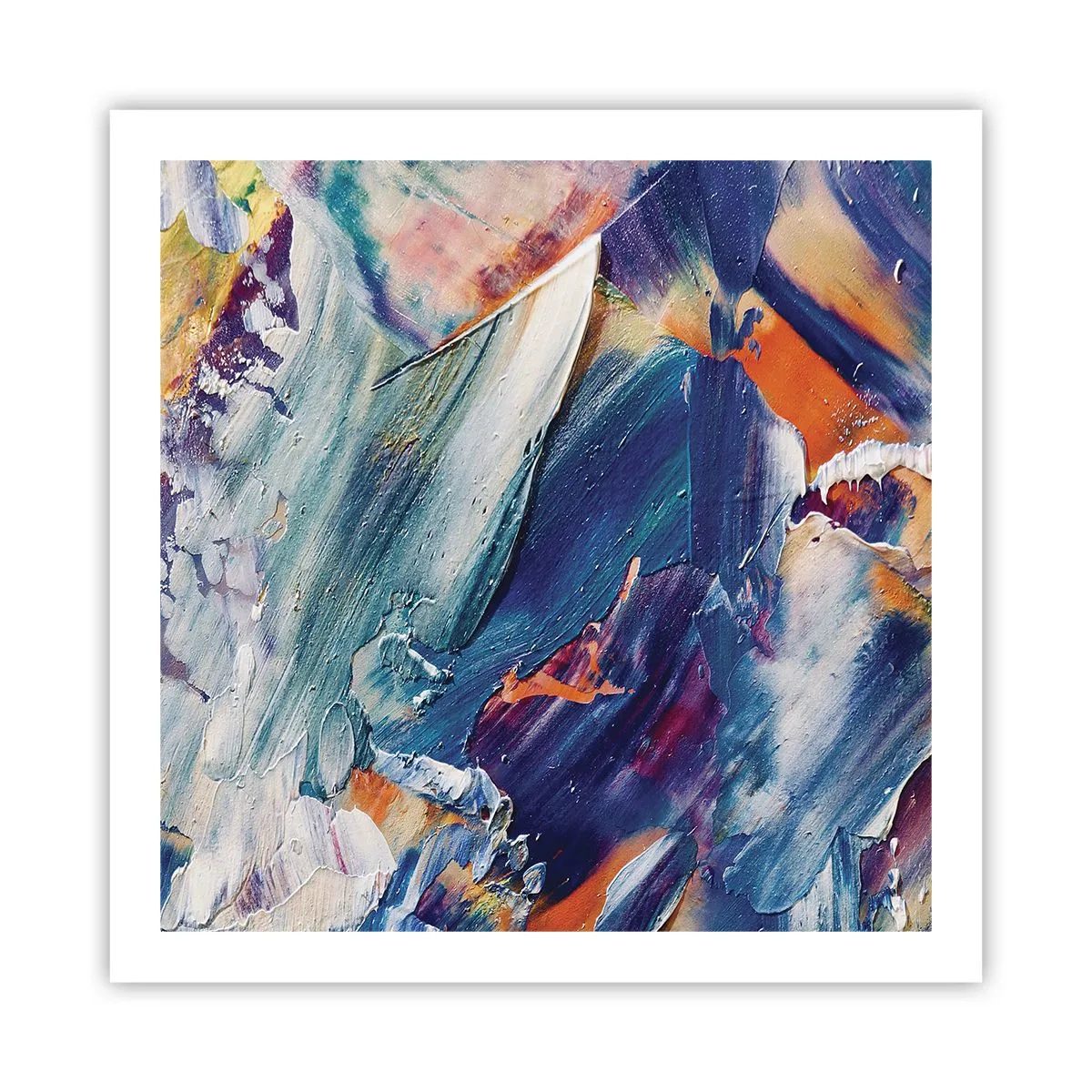 Plakat - Forvirring af farver - 60x60 cm