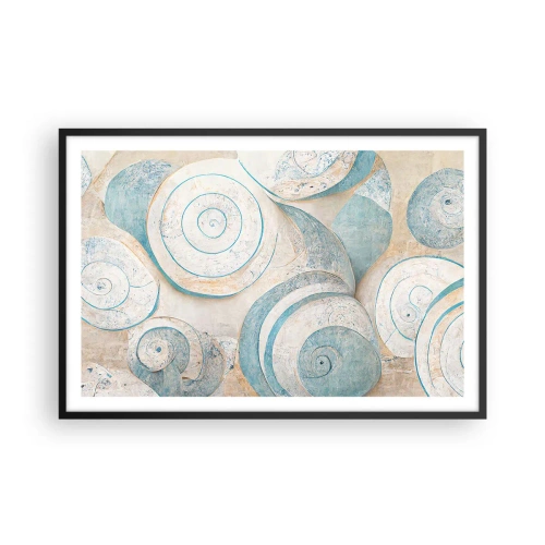 Plakat i sort ramme - Hvad gemmer skallen på? - 91x61 cm