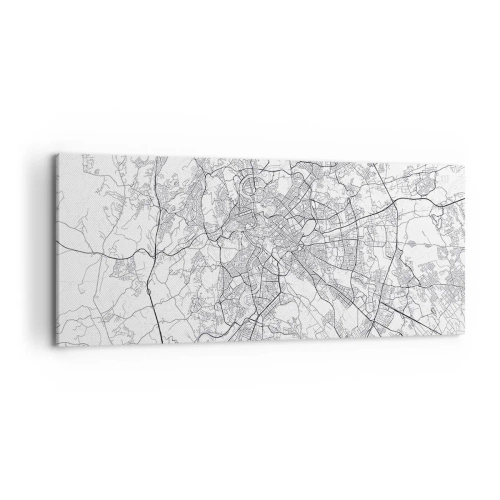 Lærredstryk - Billede på lærred - Romersk cirkel - 120x50 cm