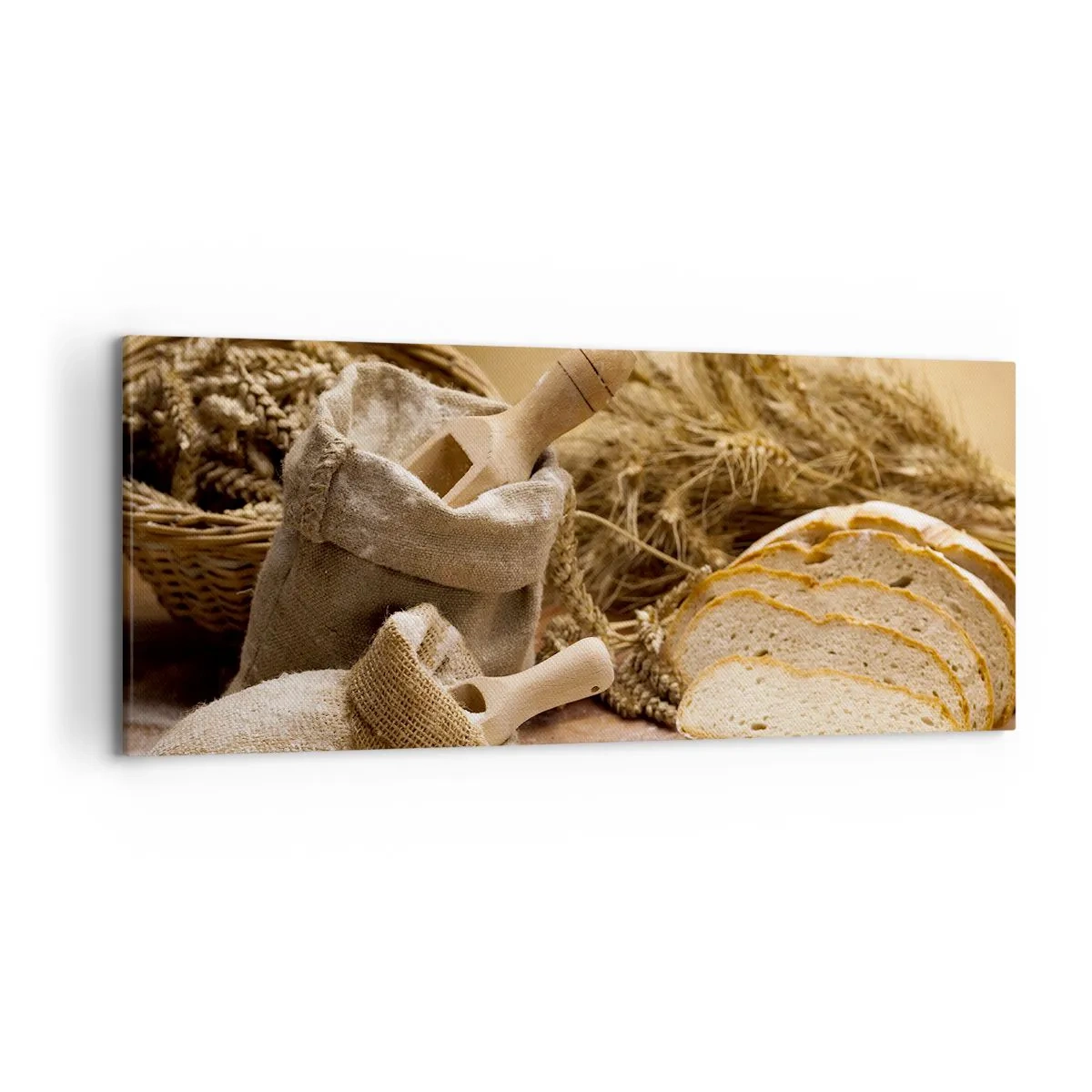 Lærredstryk - Billede på lærred - Som skåret en kniv - 120x50 cm