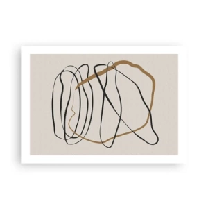 Plakat - Komposition - dans i besiddelse - 70x50 cm