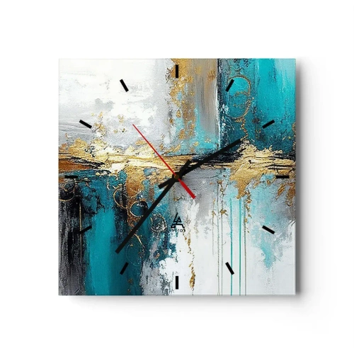 Vægur, Uret - Alting flyder - 30x30 cm