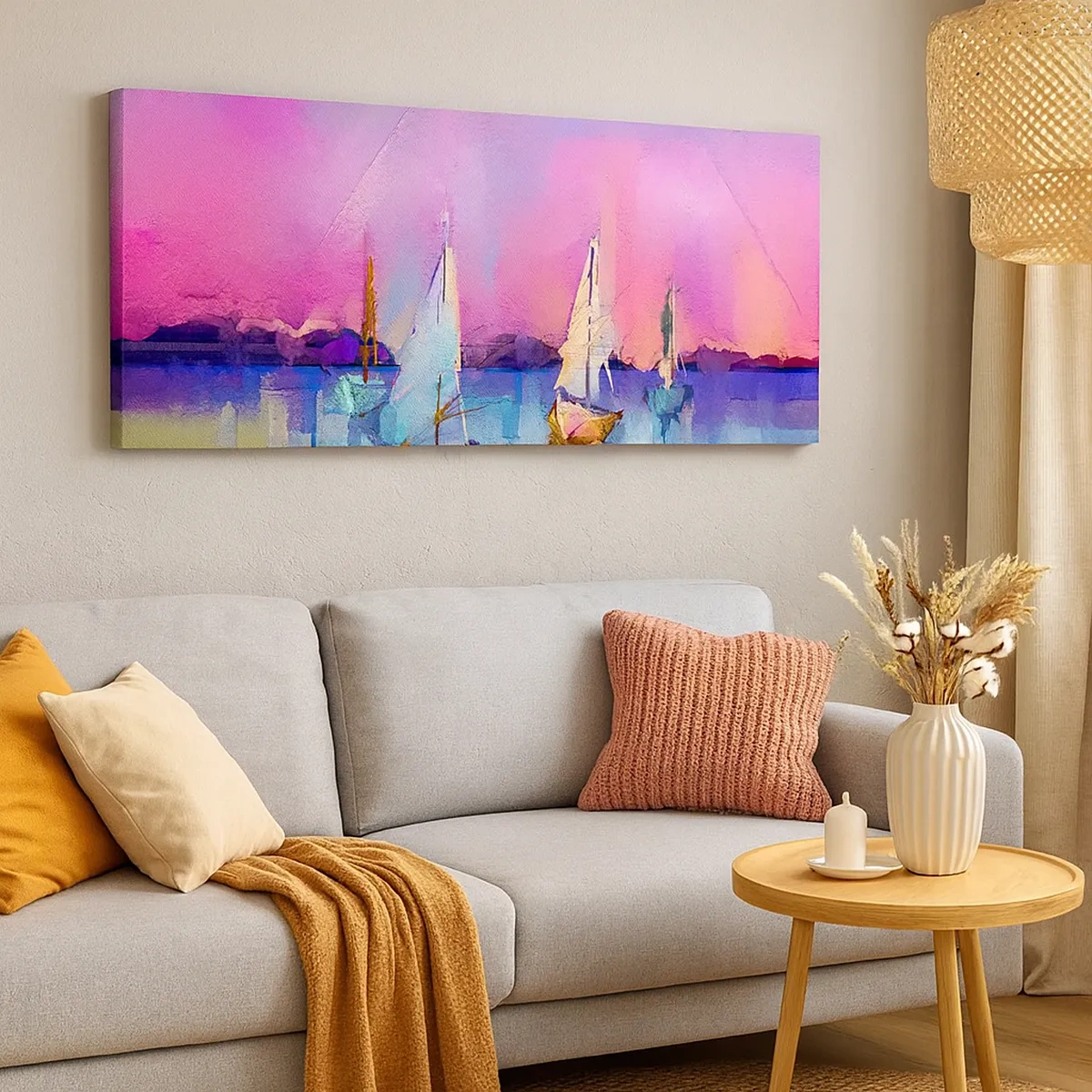 Lærredstryk - Billede på lærred - Retning: brede farvande - 30x30 cm