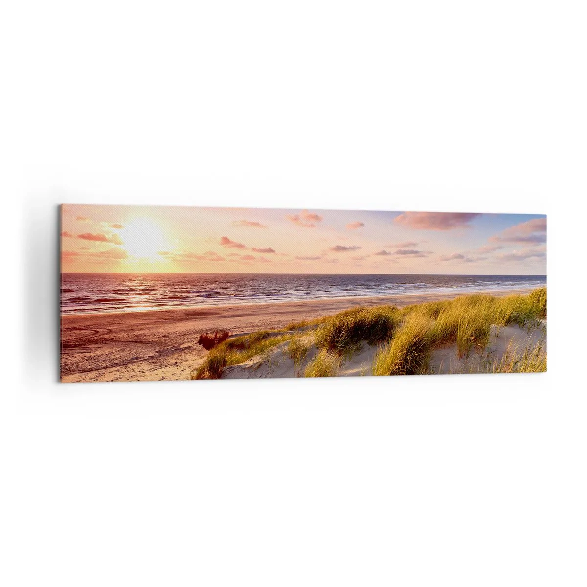 Lærredstryk - Billede på lærred - Luften dufter allerede af sommer - 160x50 cm