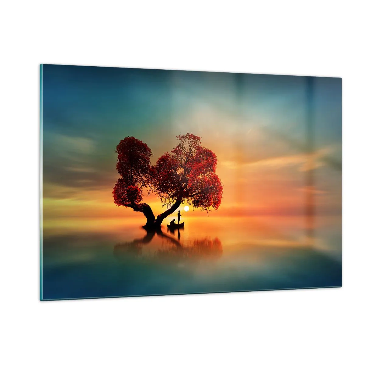 Billede på glas - Fjern og tavs verdensløshed - 120x80 cm