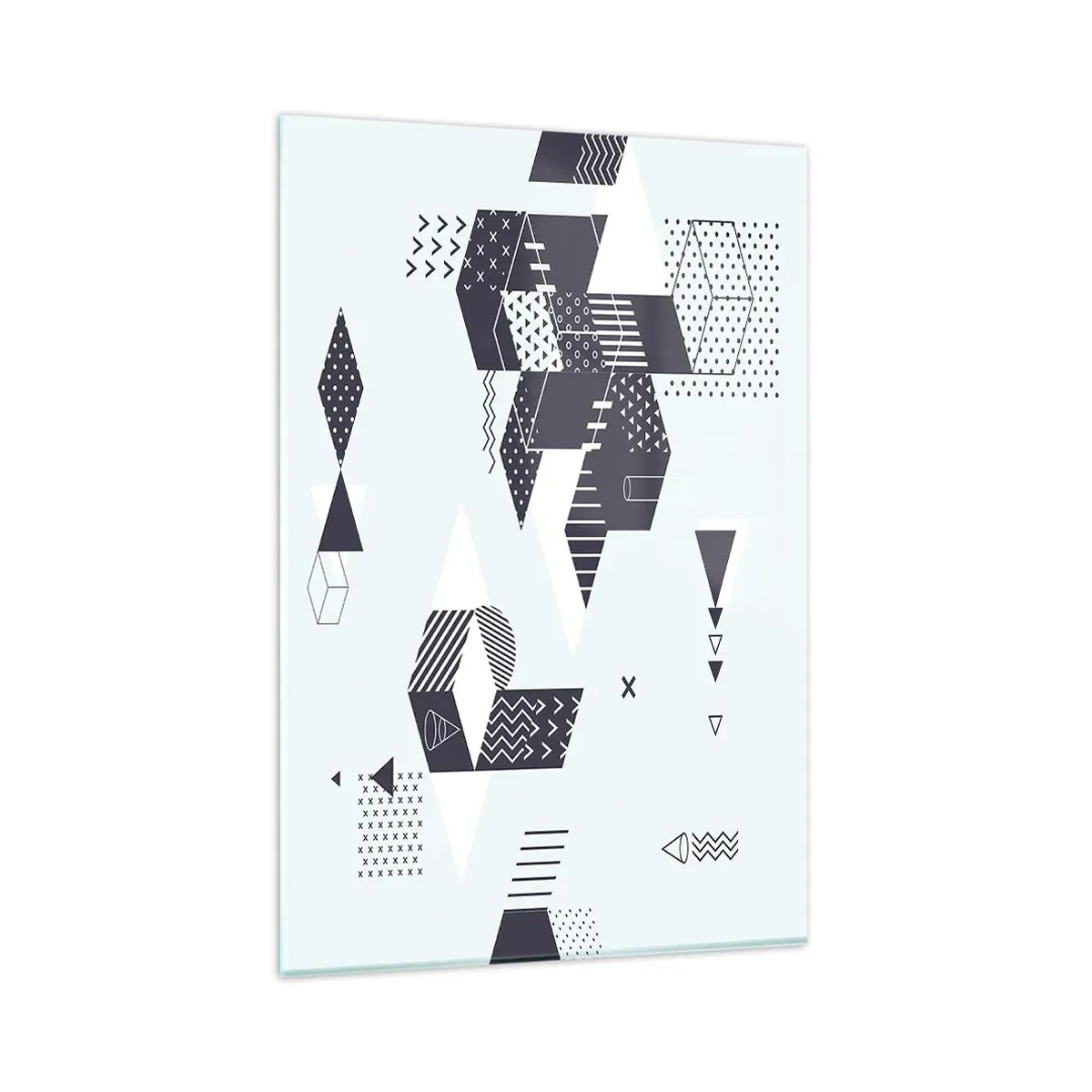 Billede på glas - I matematikkens sjæl - 80x120 cm