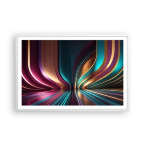 Plakat i hvid ramme - Lysets arkitektur - 91x61 cm