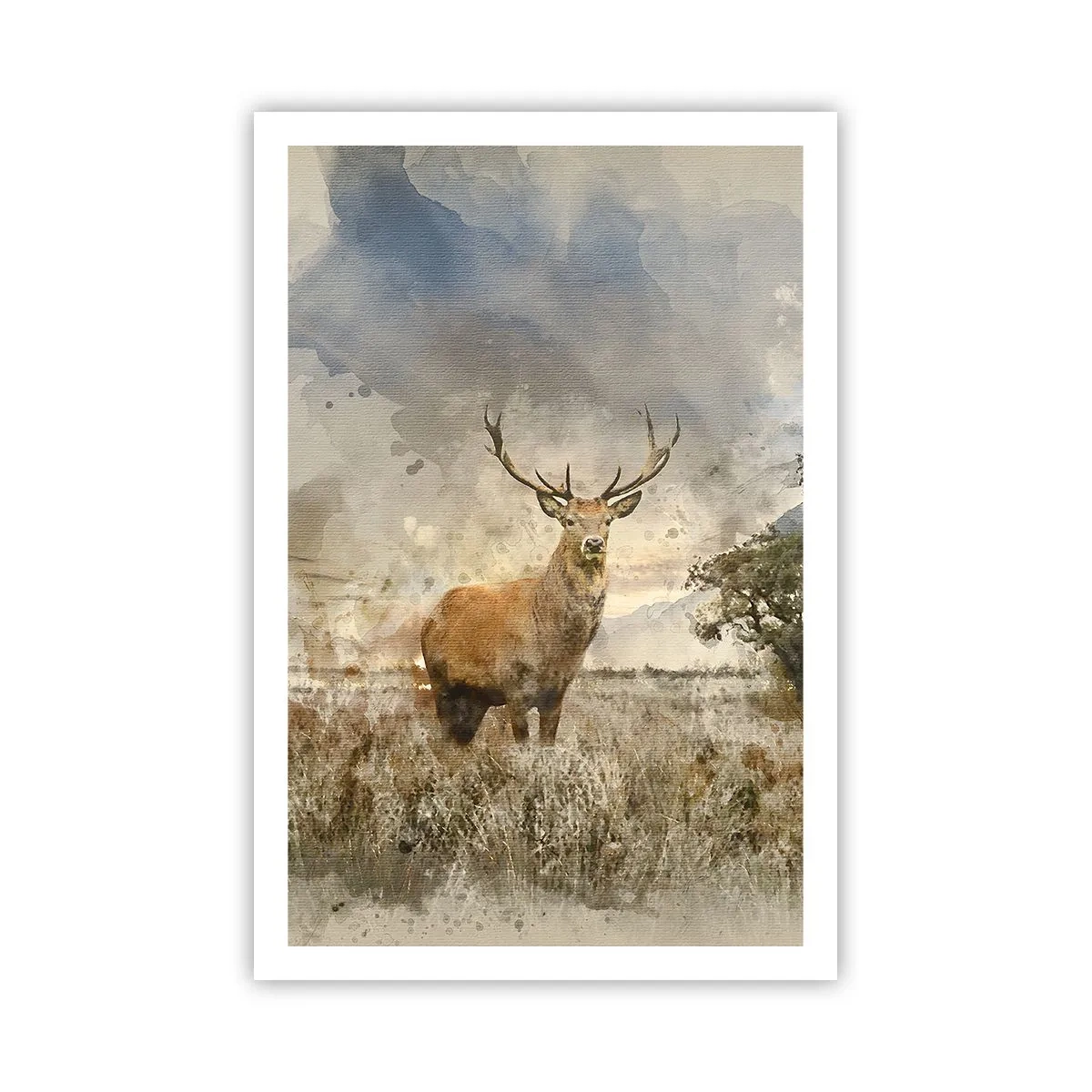 Plakat - Værdighed - styrke - værdighed - 61x91 cm