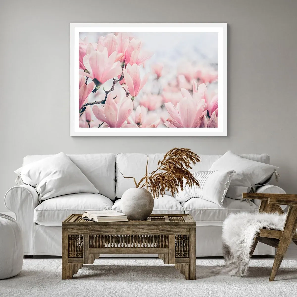 Plakat i hvid ramme - Idealet om subtilitet - 91x61 cm