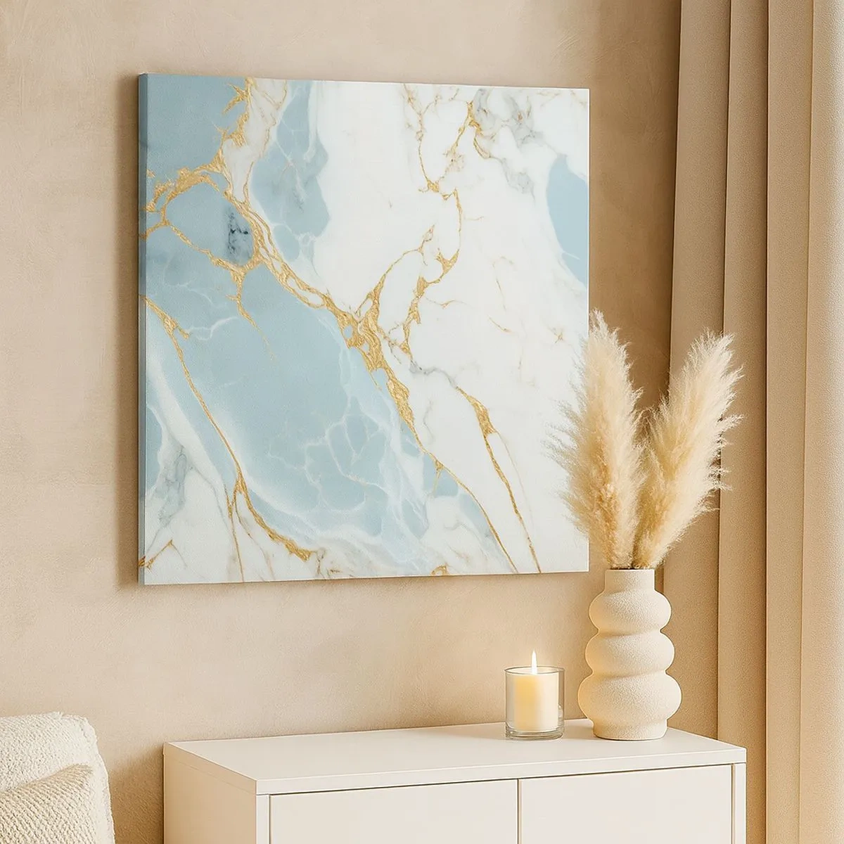 Lærredstryk - Billede på lærred - Rigdom af sten - 30x30 cm