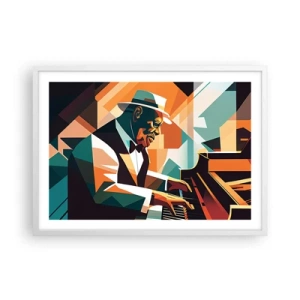 Plakat i hvid ramme - Alt det jazz - 70x50 cm