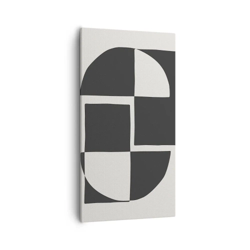 Lærredstryk - Billede på lærred - Antitese - syntese - 55x100 cm