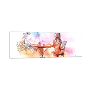 Billede på glas - Parisisk elegance - 160x50 cm
