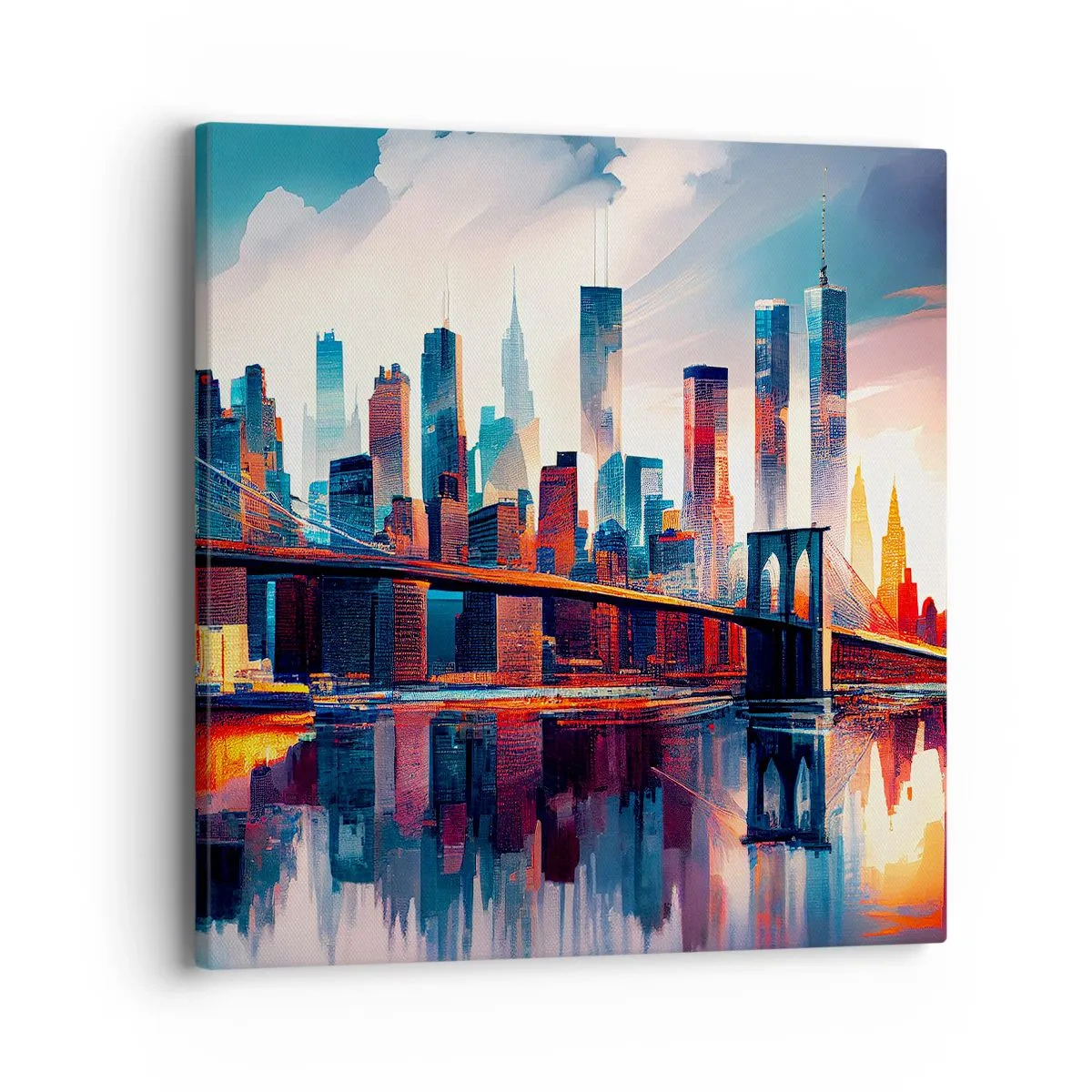 Lærredstryk - Billede på lærred - Fænomenale New York - 40x40 cm