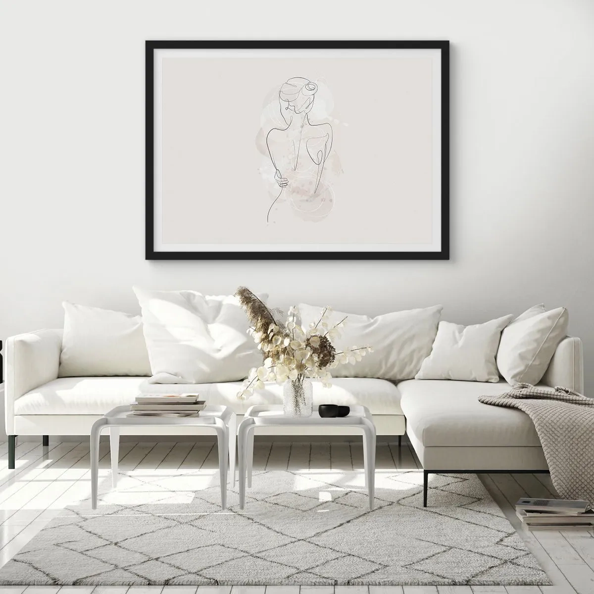 Plakat i sort ramme - Som et følsomt instrument - 91x61 cm