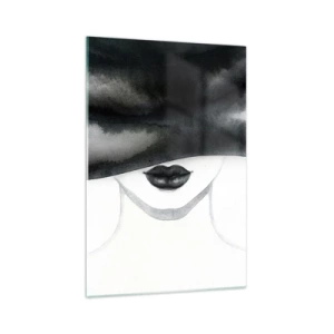 Billede på glas - Et sensuelt mysterium - 70x100 cm