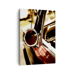 Lærredstryk - Billede på lærred - En bil med sjæl - 50x70 cm