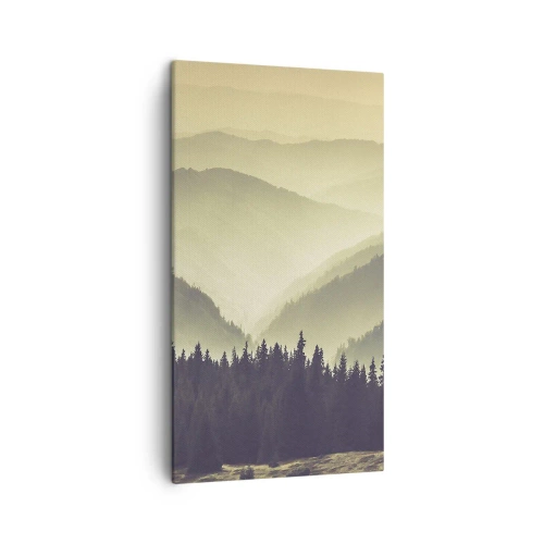 Lærredstryk - Billede på lærred - Bag de syv bjerge... - 45x80 cm