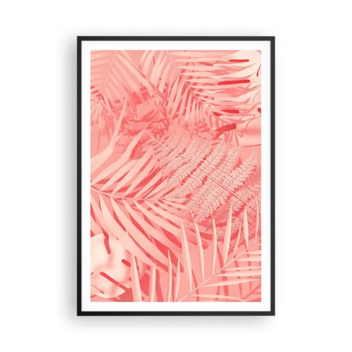 Plakat i sort ramme - Lyserødt koncept - 70x100 cm