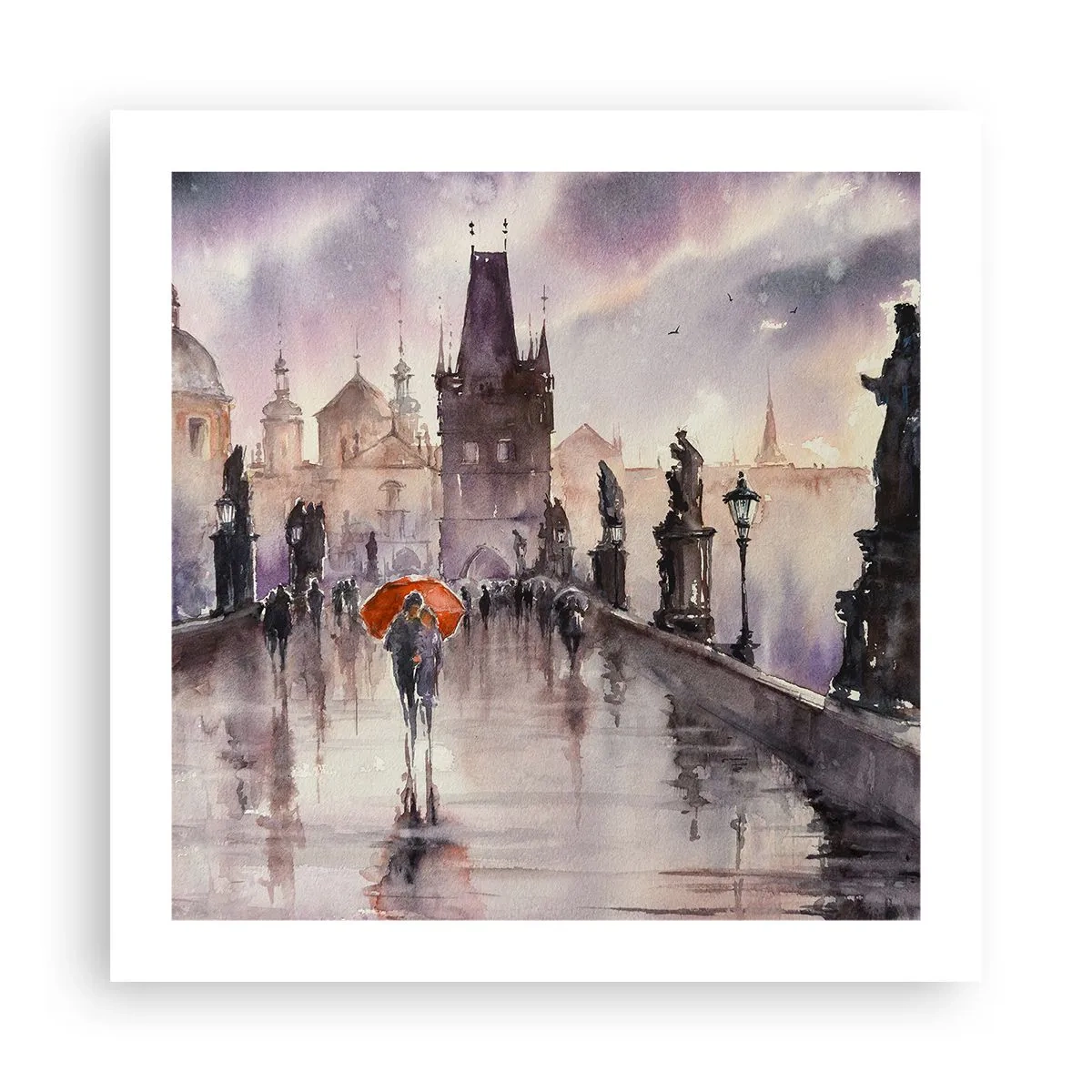 Plakat - Folk forandrer sig ikke - 50x50 cm